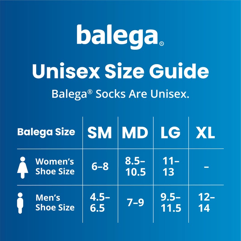 Balega Blister Resist Performance Crew Athletic Running Socks for Men and Women (1 Pair), Black, Medium - Image 4